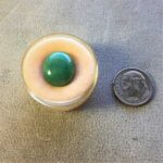 Emerald cabochon