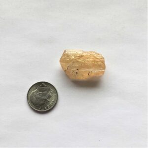 Imperial topaz crystal