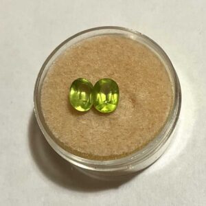 Peridot Oval 7x5mm pair