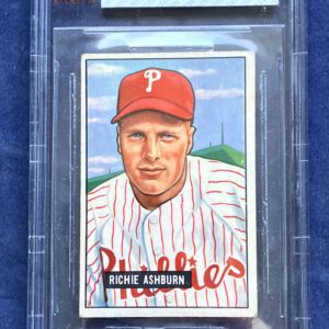 1951 Bowman #186 Richie Ashburn Philadelphia Phillies BVG 4.5 VG-EX