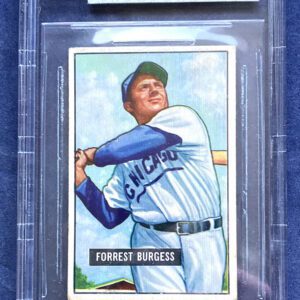 1951 Bowman - #317 Smoky Burgess Chicago Cubs (RC) Rookie BVG 4.5 VG-EX