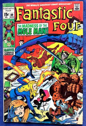 fantastic four #89 marvel comic 1969