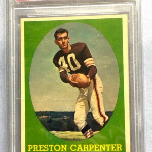 1958 Topps 128 Preston Carpenter Cleveland Browns PSA 7