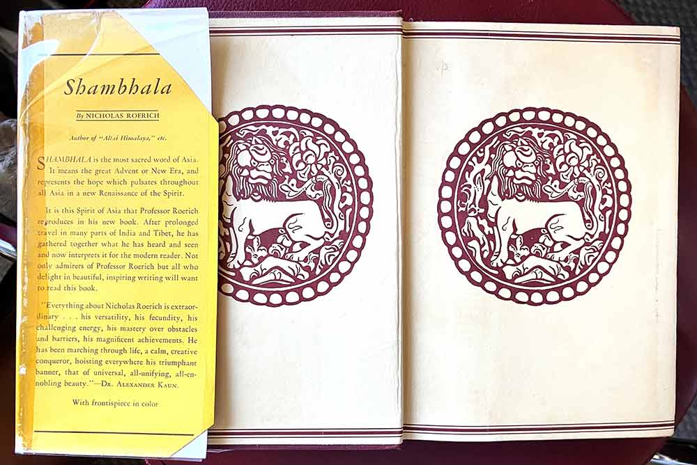 Shambhala; Nicholas Roerich; Frederick A. Stokes Company; 1930; First Edition; in original dust jacket - Image 3
