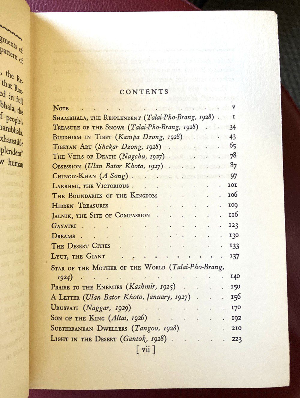 Shambhala; Nicholas Roerich; Frederick A. Stokes Company; 1930; First Edition; in original dust jacket - Image 7